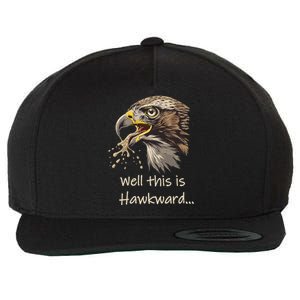 Hawk Tua Well This Is Hawkward Funny Viral Video Wool Snapback Cap