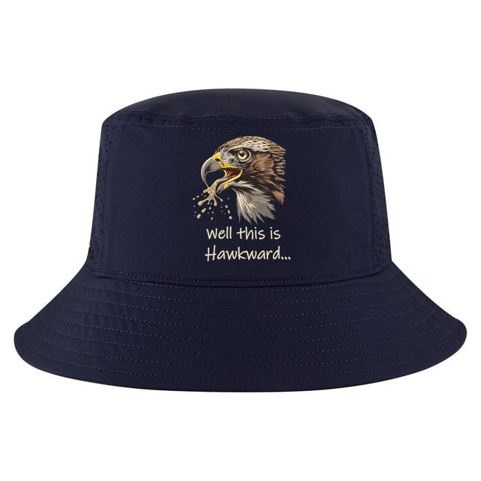 Hawk Tua Well This Is Hawkward Funny Viral Video Cool Comfort Performance Bucket Hat