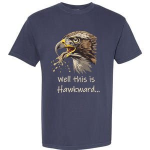 Hawk Tua Well This Is Hawkward Funny Viral Video Garment-Dyed Heavyweight T-Shirt