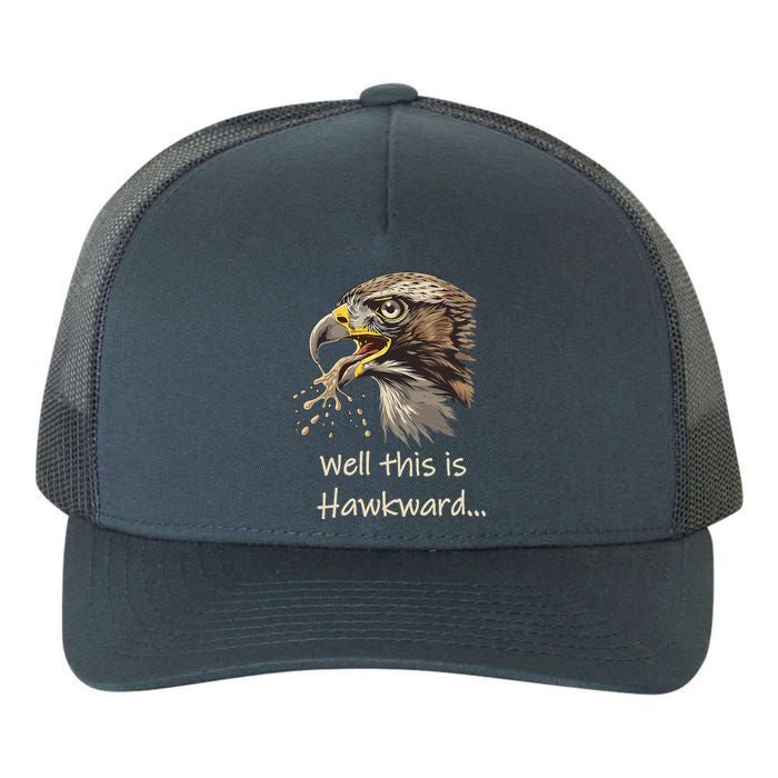 Hawk Tua Well This Is Hawkward Funny Viral Video Yupoong Adult 5-Panel Trucker Hat