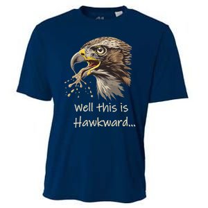 Hawk Tua Well This Is Hawkward Funny Viral Video Cooling Performance Crew T-Shirt