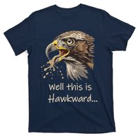 Hawk Tua Well This Is Hawkward Funny Viral Video T-Shirt