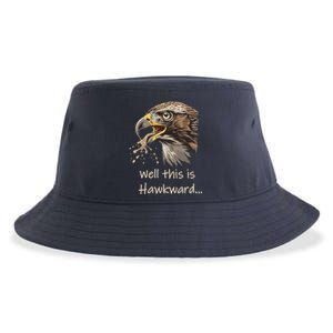 Hawk Tua Well This Is Hawkward Funny Viral Video Sustainable Bucket Hat