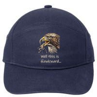 Hawk Tua Well This Is Hawkward Funny Viral Video 7-Panel Snapback Hat