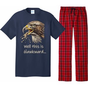 Hawk Tua Well This Is Hawkward Funny Viral Video Pajama Set