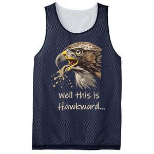 Hawk Tua Well This Is Hawkward Funny Viral Video Mesh Reversible Basketball Jersey Tank