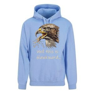 Hawk Tua Well This Is Hawkward Funny Viral Video Unisex Surf Hoodie