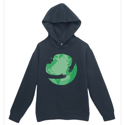 HUGGING THE WORLD EARTH DAY ENVIRONMENTAL AWARENESS Urban Pullover Hoodie