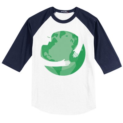 HUGGING THE WORLD EARTH DAY ENVIRONMENTAL AWARENESS Baseball Sleeve Shirt