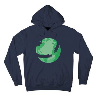 HUGGING THE WORLD EARTH DAY ENVIRONMENTAL AWARENESS Tall Hoodie