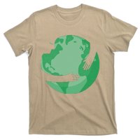 HUGGING THE WORLD EARTH DAY ENVIRONMENTAL AWARENESS T-Shirt