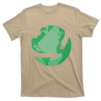 HUGGING THE WORLD EARTH DAY ENVIRONMENTAL AWARENESS T-Shirt