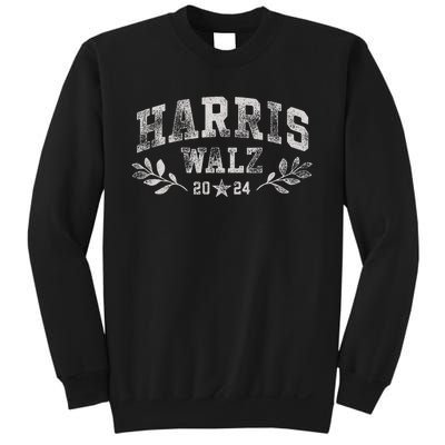 Harris Tim Walz Crest Vintage Arch Women Harris Waltz 2024 Sweatshirt