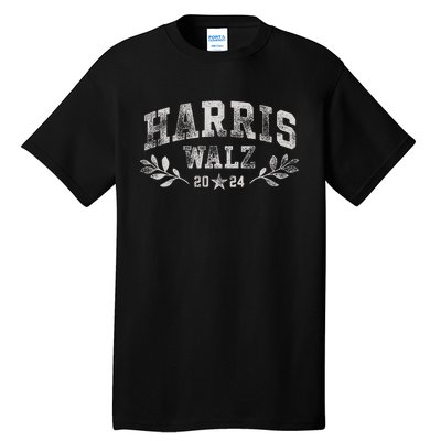 Harris Tim Walz Crest Vintage Arch Women Harris Waltz 2024 Tall T-Shirt