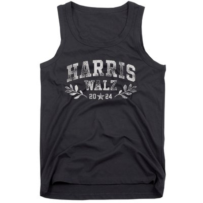 Harris Tim Walz Crest Vintage Arch Women Harris Waltz 2024 Tank Top