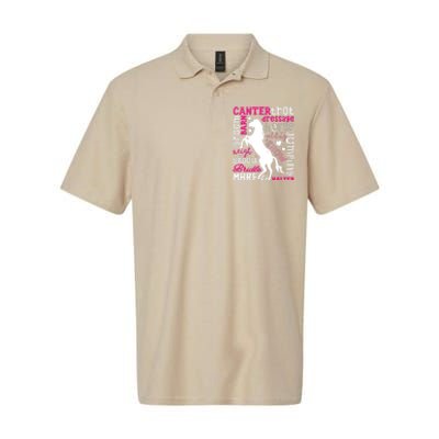 Horse Typography Word Art Girls Horseback Riding Equestrian T Softstyle Adult Sport Polo