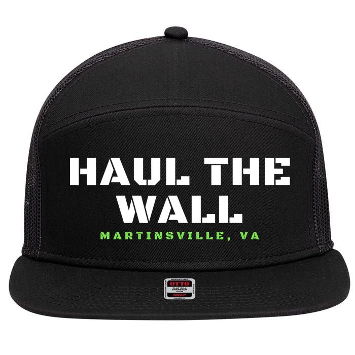 Haul The Wall Martinsville Stock Car Racing 7 Panel Mesh Trucker Snapback Hat