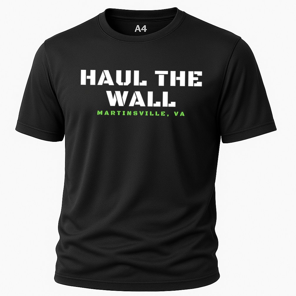 Haul The Wall Martinsville Stock Car Racing Cooling Performance Crew T-Shirt