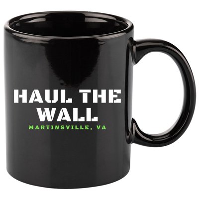 Haul The Wall Martinsville Stock Car Racing 11oz C Handle Ceramic Mug