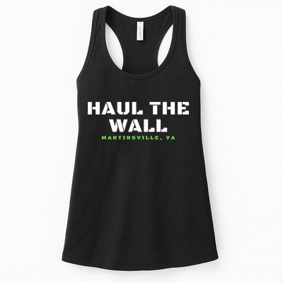 Haul The Wall Martinsville Stock Car Racing Womens Tank Top