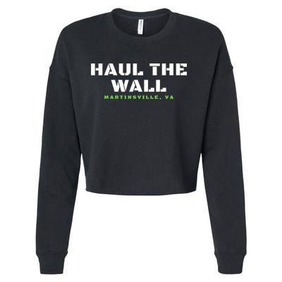 Haul The Wall Martinsville Stock Car Racing Cropped Pullover Crew