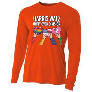 Harriswalz Together We Stand For Unity Gift Cooling Performance Long Sleeve Crew