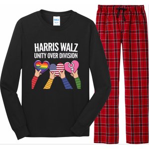 Harriswalz Together We Stand For Unity Gift Long Sleeve Pajama Set