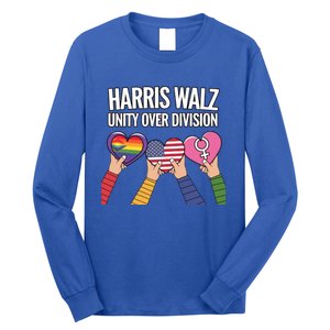 Harriswalz Together We Stand For Unity Gift Long Sleeve Shirt