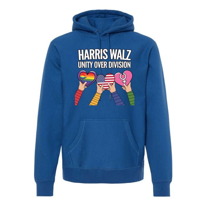 Harriswalz Together We Stand For Unity Gift Premium Hoodie