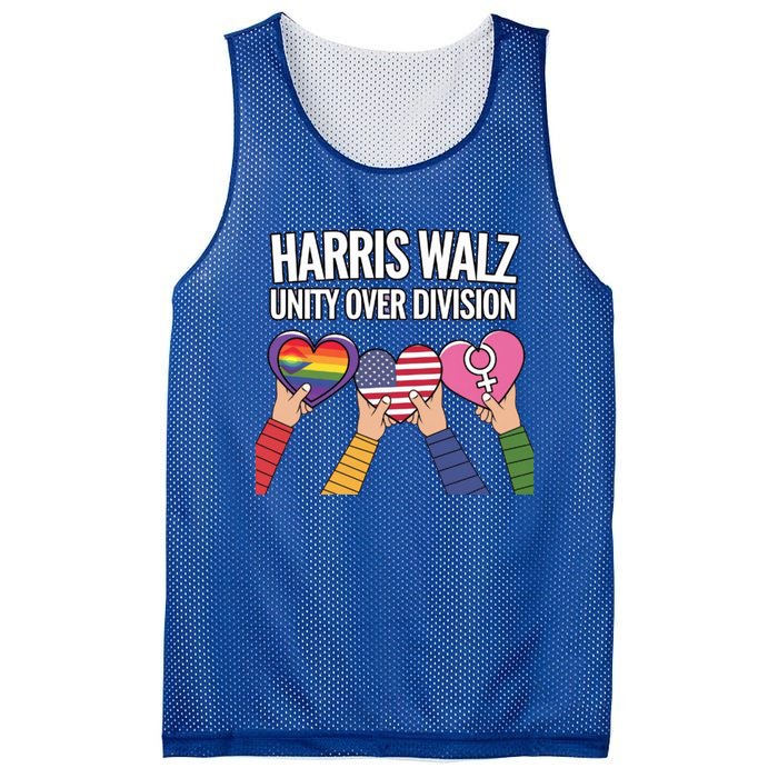 Harriswalz Together We Stand For Unity Gift Mesh Reversible Basketball Jersey Tank