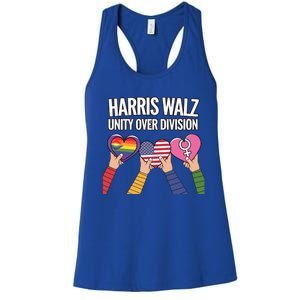 Harriswalz Together We Stand For Unity Gift Women's Racerback Tank