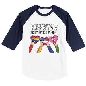 Harriswalz Together We Stand For Unity Gift Baseball Sleeve Shirt