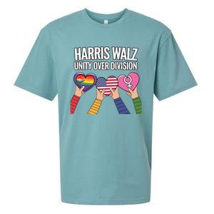 Harriswalz Together We Stand For Unity Gift Sueded Cloud Jersey T-Shirt