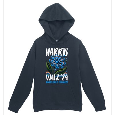 Harris Tim Walz Unity Over Division Harris Walz Waltz 2024 Urban Pullover Hoodie