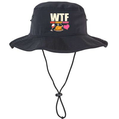 Holiday Time WTF Wine Turkey Family Bucket Hat