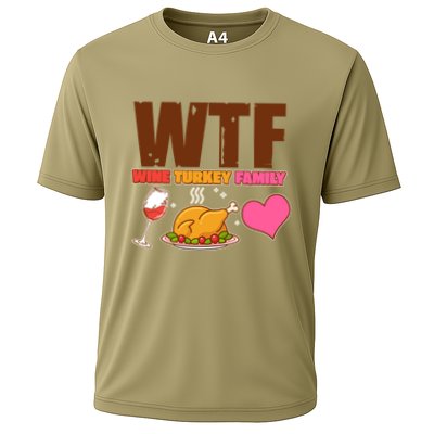 Holiday Time WTF Wine Turkey Family Performance Shirt