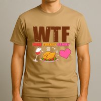 Holiday Time WTF Wine Turkey Family T-Shirt