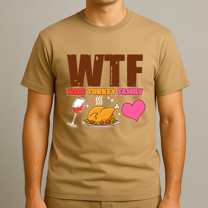 Holiday Time WTF Wine Turkey Family T-Shirt