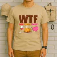 Holiday Time WTF Wine Turkey Family T-Shirt