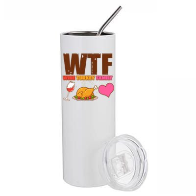 Holiday Time WTF Wine Turkey Family Stainless Steel Tumbler