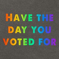 Have Theday You Voted For Cotton Canvas Backpack