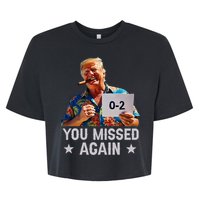 Hawaii Trump You Missed Again Bella+Canvas Jersey Crop Tee