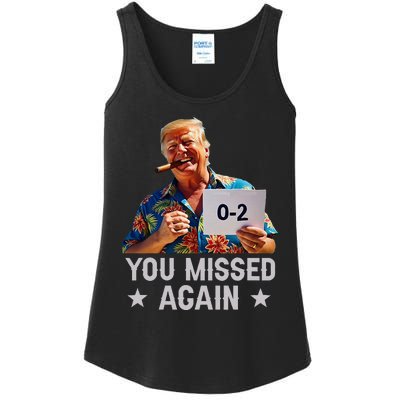 Hawaii Trump You Missed Again Ladies Essential Tank