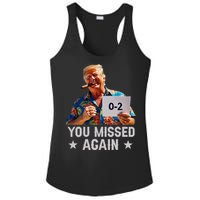 Hawaii Trump You Missed Again Ladies PosiCharge Competitor Racerback Tank