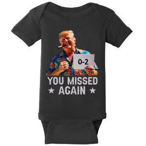 Hawaii Trump You Missed Again Baby Bodysuit