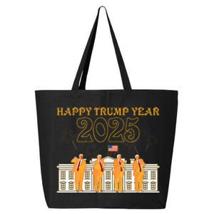 Happy Trump Year Party 2025 White House New President 25L Jumbo Tote