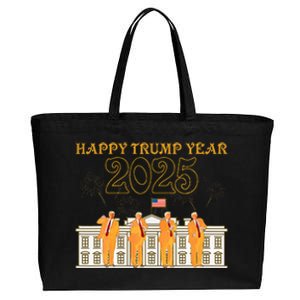 Happy Trump Year Party 2025 White House New President Cotton Canvas Jumbo Tote