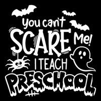 Halloween Teacher You Cant Scare Me I Teach Preschool Boo Button