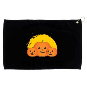 Halloween Teacher You Cant Scare Me Im A Teacher Grommeted Golf Towel