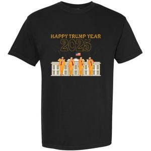 Happy Trump Year Party 2025 White House New President Garment-Dyed Heavyweight T-Shirt